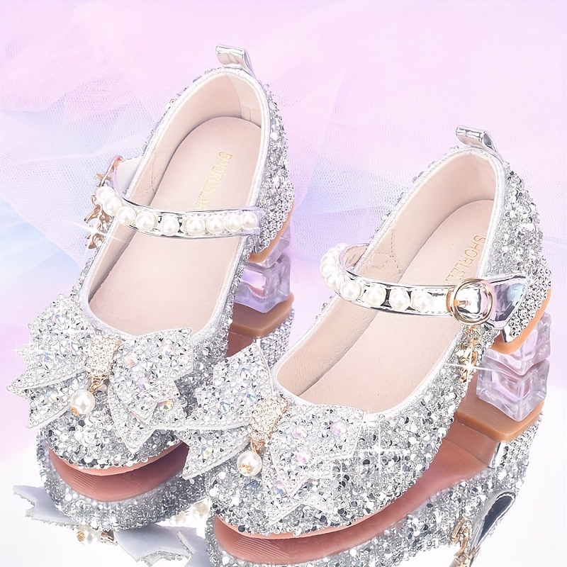 Children’s embellished flat occasion shoes