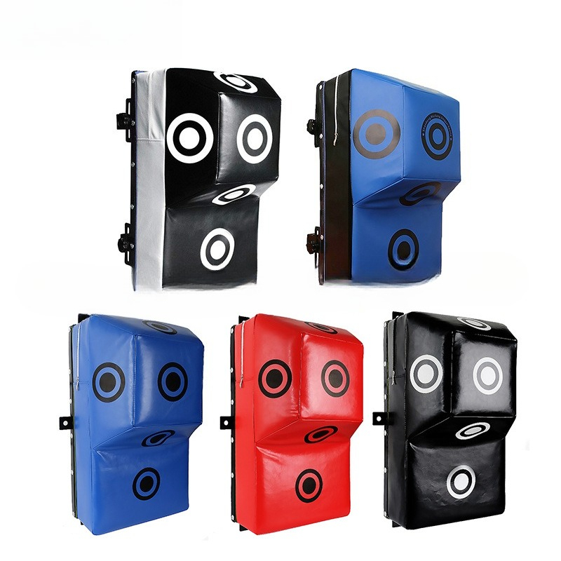 Wall-mounted boxing target with multiple strike points