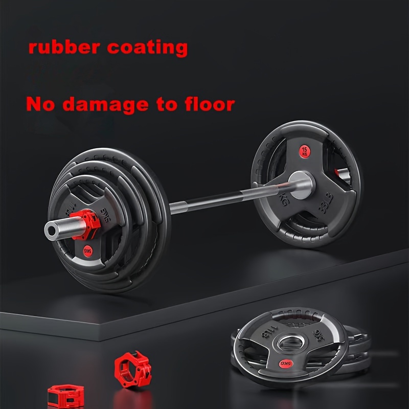 Rubber-coated plates, 2.5 / 5 / 10 kg options