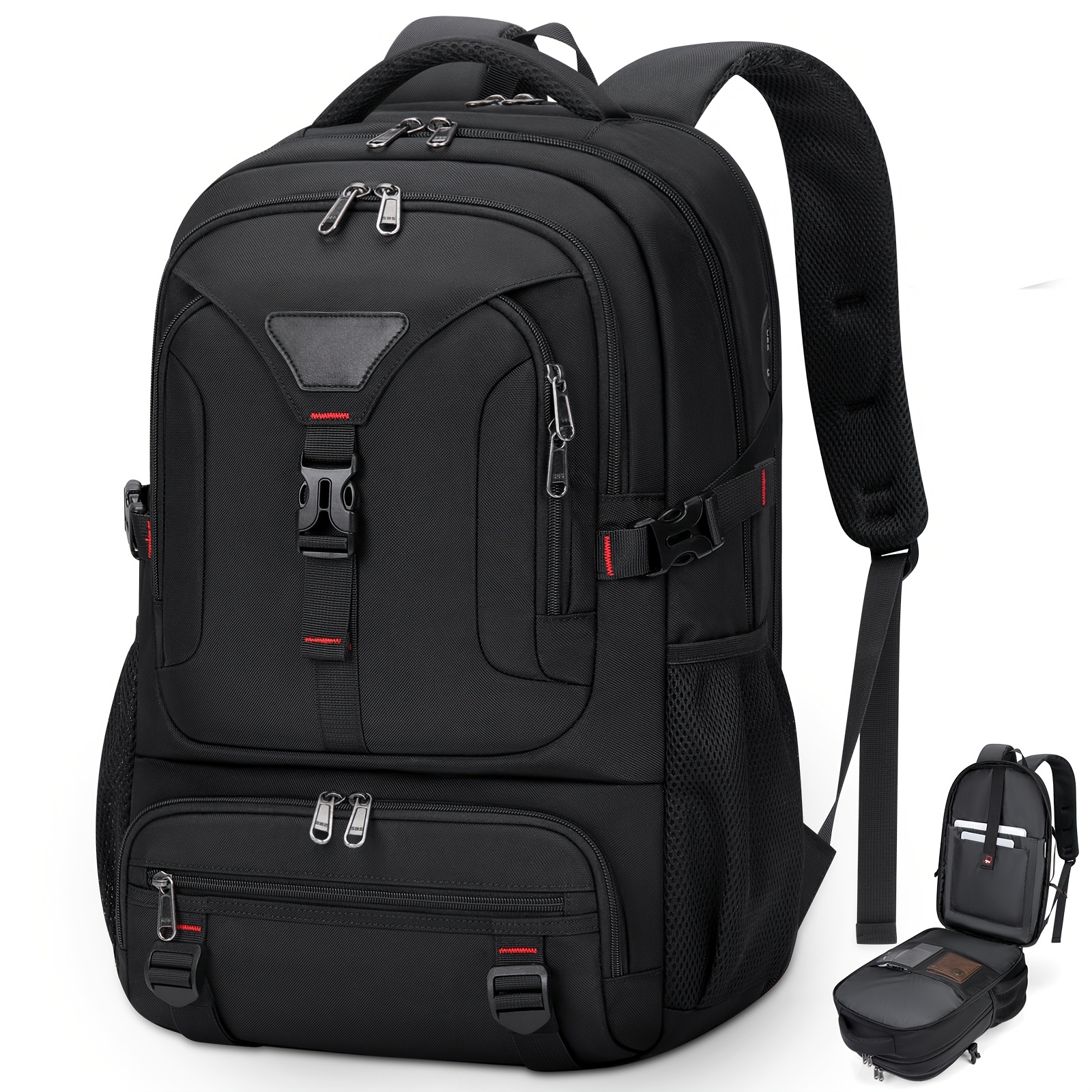 Sac NUBILY, capacité annoncée 50 L et ordinateur 17,3 pouces