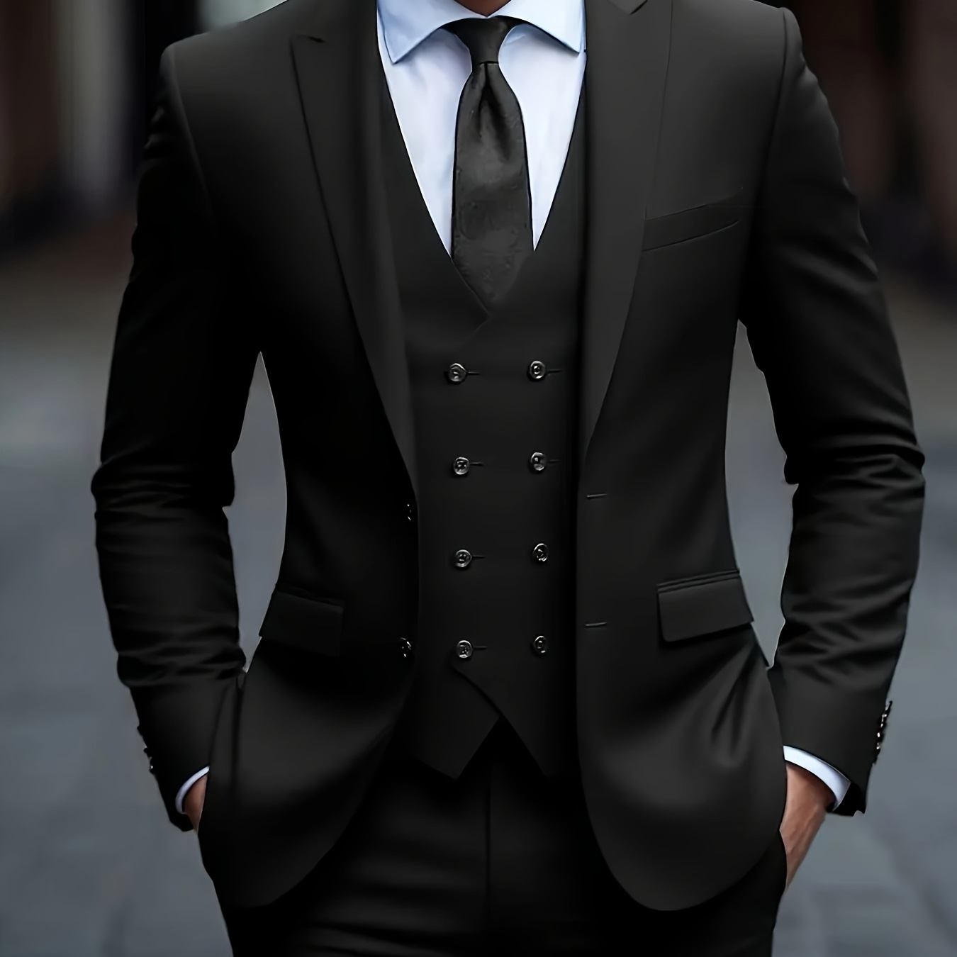 Men’s three-piece formal suit