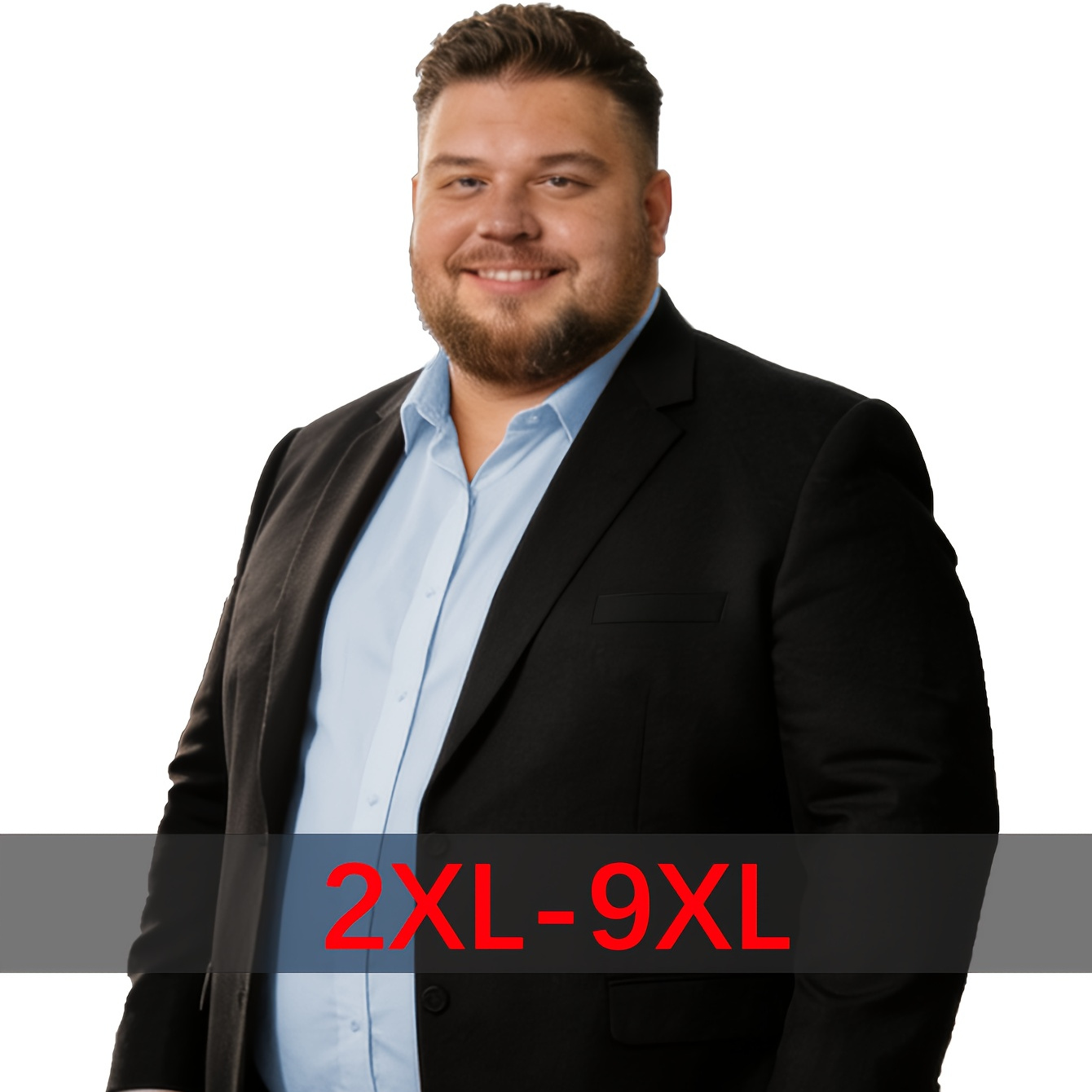 Men’s plus-size business blazer