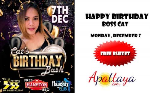 Boss Cat's birthday party at Club 555 Boss Cat's birthday party at Club 555 Pattaya