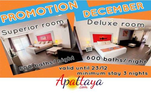 Promotion rooms Garden Guest House Soi Buakhao Pattaya Promotion rooms Garden Guest House Soi Buakhao Pattaya Dedcember