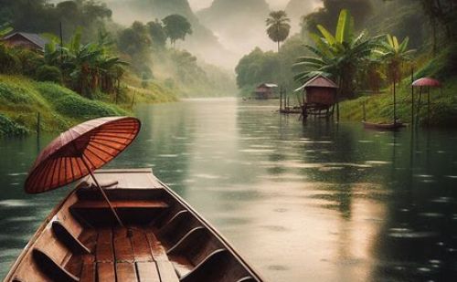 Saison des pluies en Thaïlande