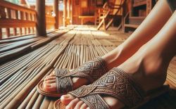 Thai culture feet Thai culture feet