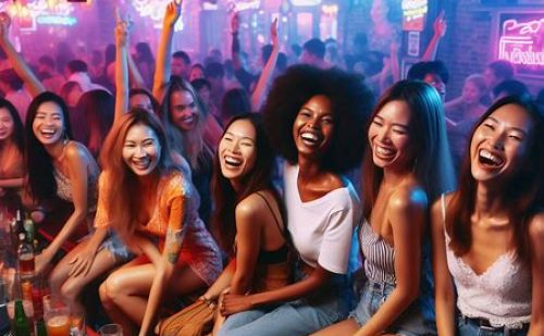 Thai bar girls in Pattaya in Thailand Thai bar girls in Pattaya in Thailand