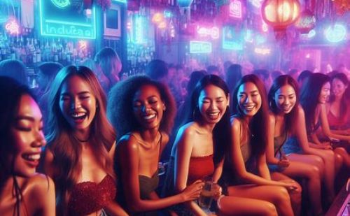 Thai bar girls in Pattaya in Thailand Thai bar girls in Pattaya in Thailand