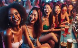 Thai bar girls in Pattaya in Thailand Thai bar girls in Pattaya in Thailand