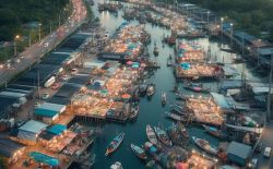 Lan Po Naklua Fish Market in North Pattaya Lan Po Naklua Fish Market in North Pattaya