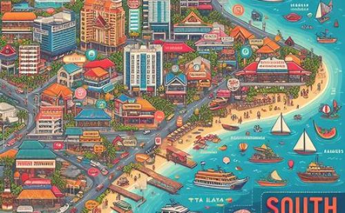 South Pattaya Map South Pattaya Map