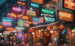 Pubs and taverns in Pattaya in Thailand