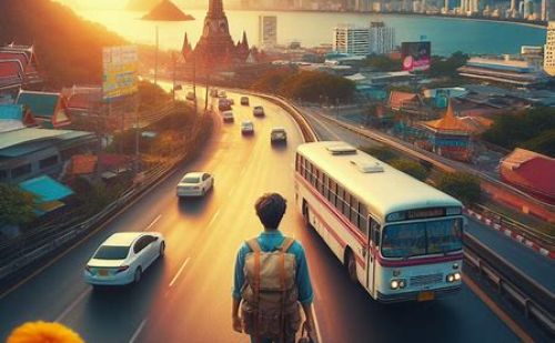 Traveling by minibus or bus from Pattaya to Bangkok Traveling by minibus or bus from Pattaya to Bangkok