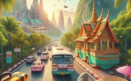 Traveling by minibus or bus from Pattaya to Bangkok Traveling by minibus or bus from Pattaya to Bangkok