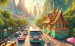 Traveling by minibus or bus from Pattaya to Bangkok Traveling by minibus or bus from Pattaya to Bangkok